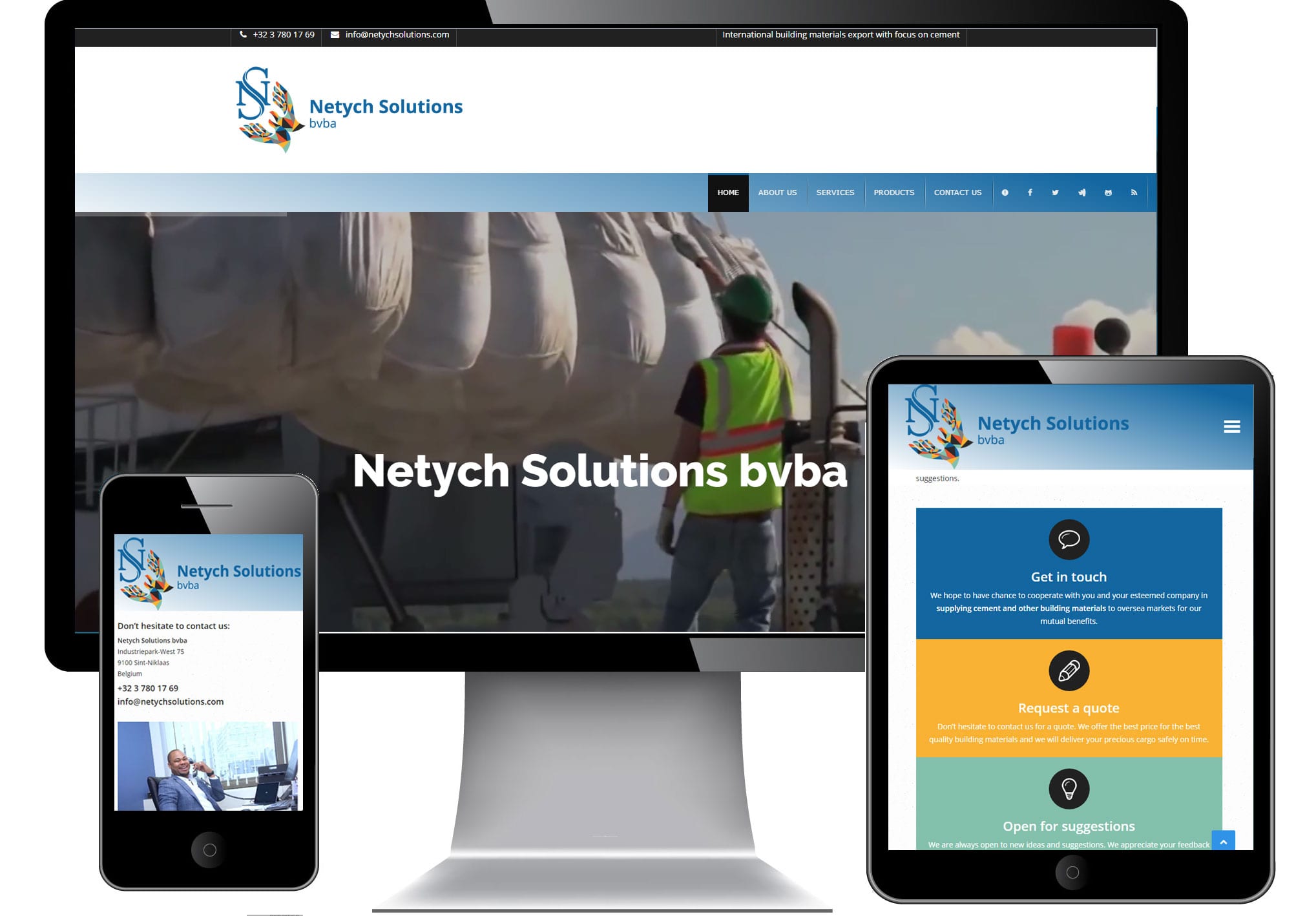Responsive Site Netych Solutions-bvba